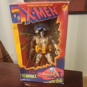 Marvel X-Men Weapon X Deluxe Edition Vintage 90s Action Figure MIB